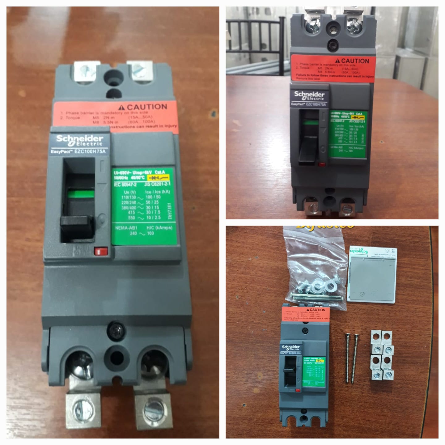 Caja de distribución organizada